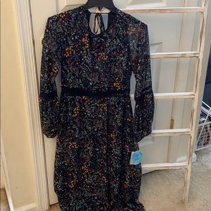 Floral print dress